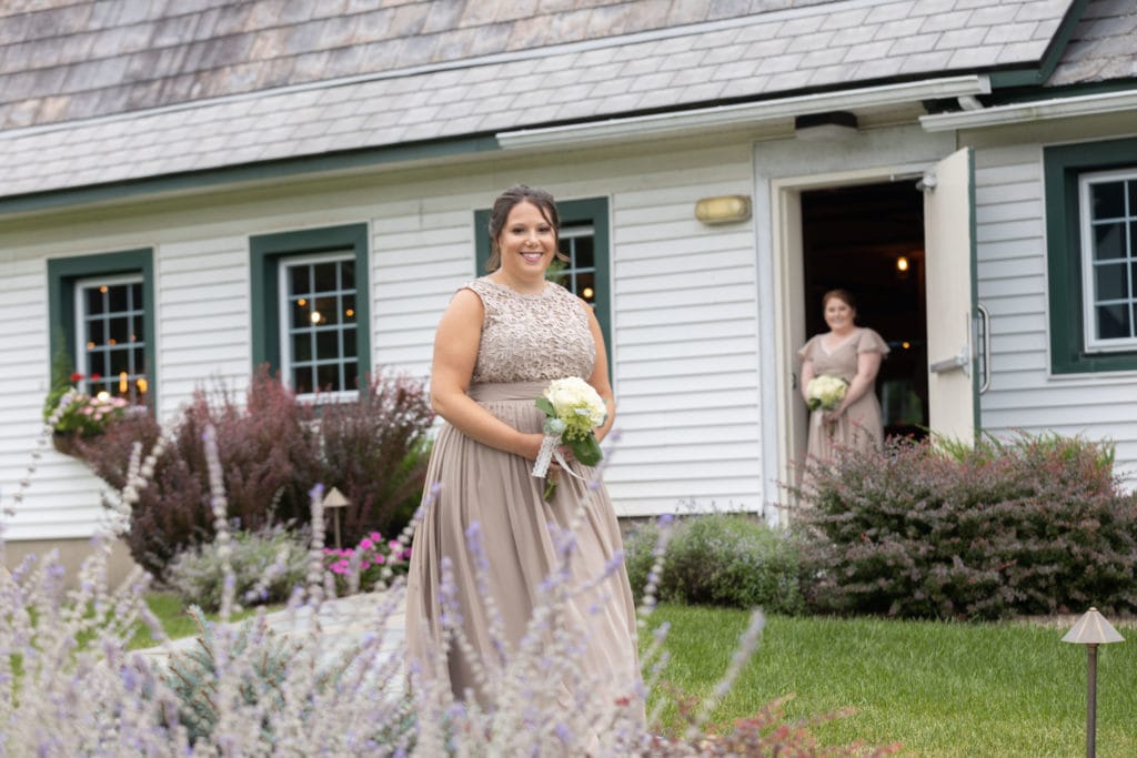 Brides-maid-wearing-champagne-bridesmaid-dresses-at-Perona-Farms-NJ